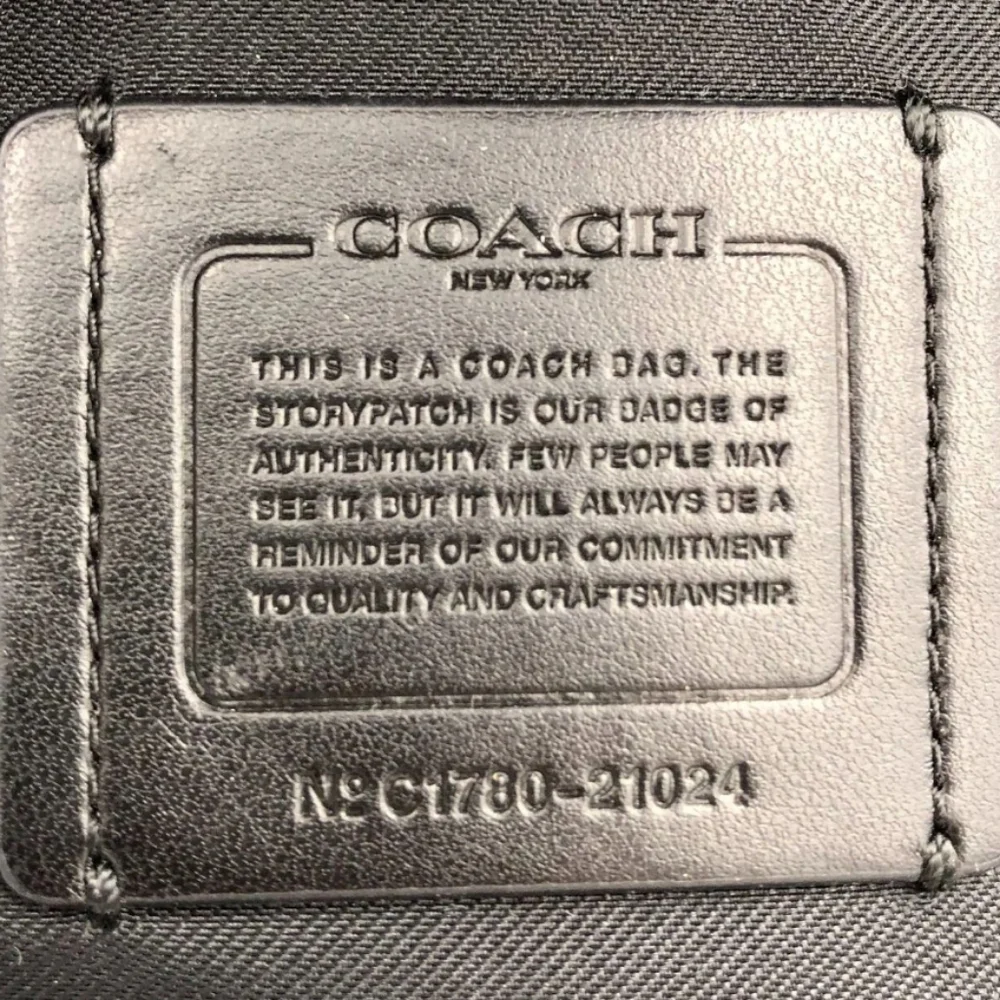 Coach Black Leather Double-Handle Crossbody Satchel with Gold Hardware